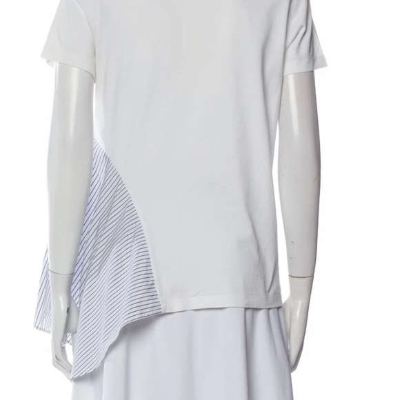 Stella McCartney t/shirt with asymmetrical side peplum. Sz 44 - Picture 3 of 5